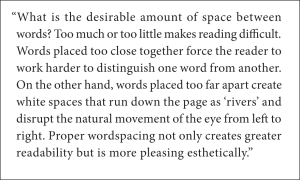 Justified text with optimal word spacing and optimal letter-spacing