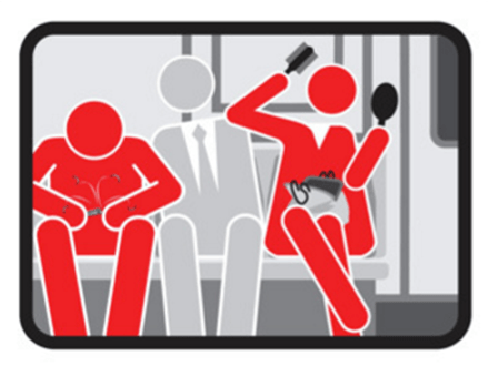 MTA subway poster about personal grooming