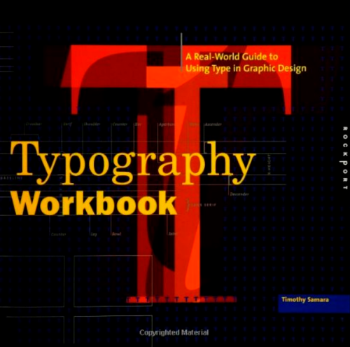 Cover for "Typography Workbook" by Timothy Samara
