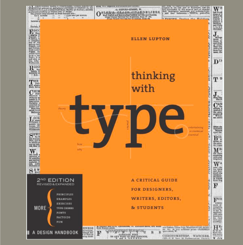 Book cover for "Thinking with Type" by Ellen Lupton